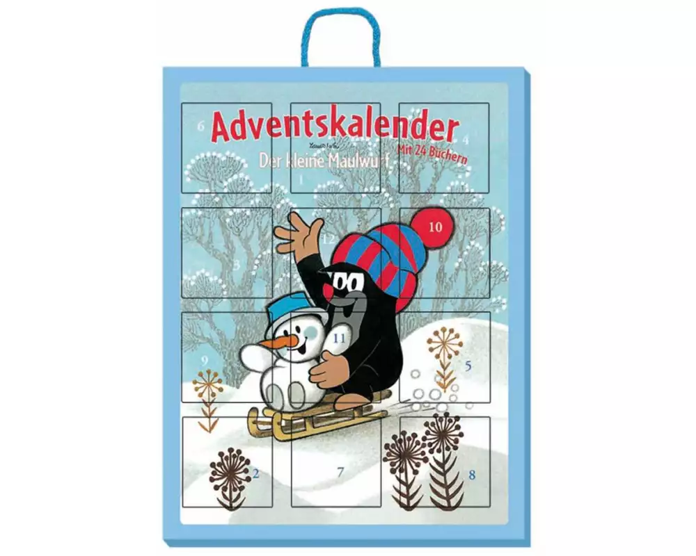 Trötsch Der kleine Maulwurf Minibücher Adventskalender