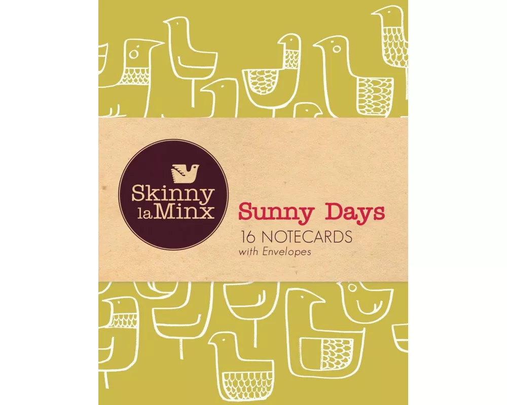 Sunny Days 16 Notecards and Envelopes (Skinny Laminx)