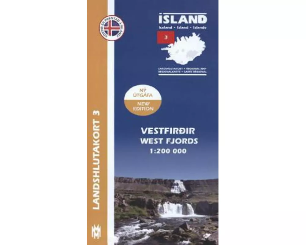 IRK 03 Vestfirdir / Westfjorde Regionalkarte 1 : 200 000