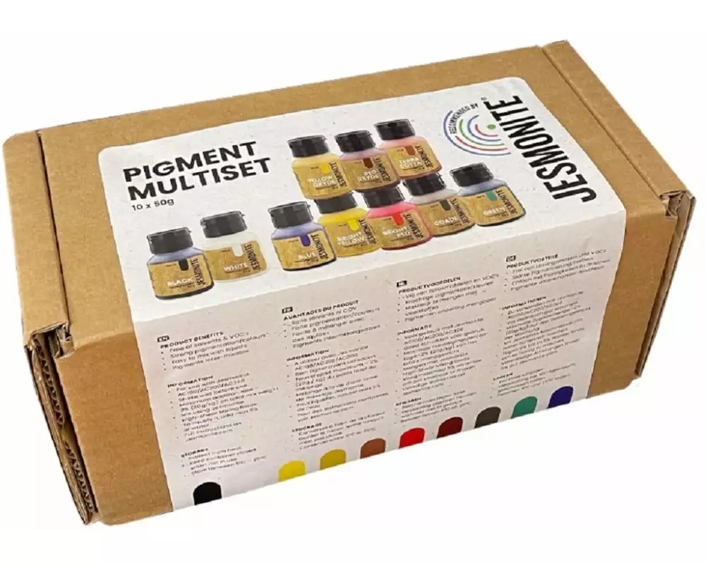 Jesmonite Farbpigmente Set 10 Stück x 50 g