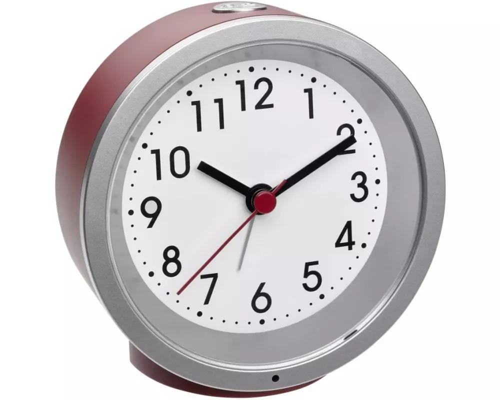 TFA Dostmann Analoger Wecker Rot