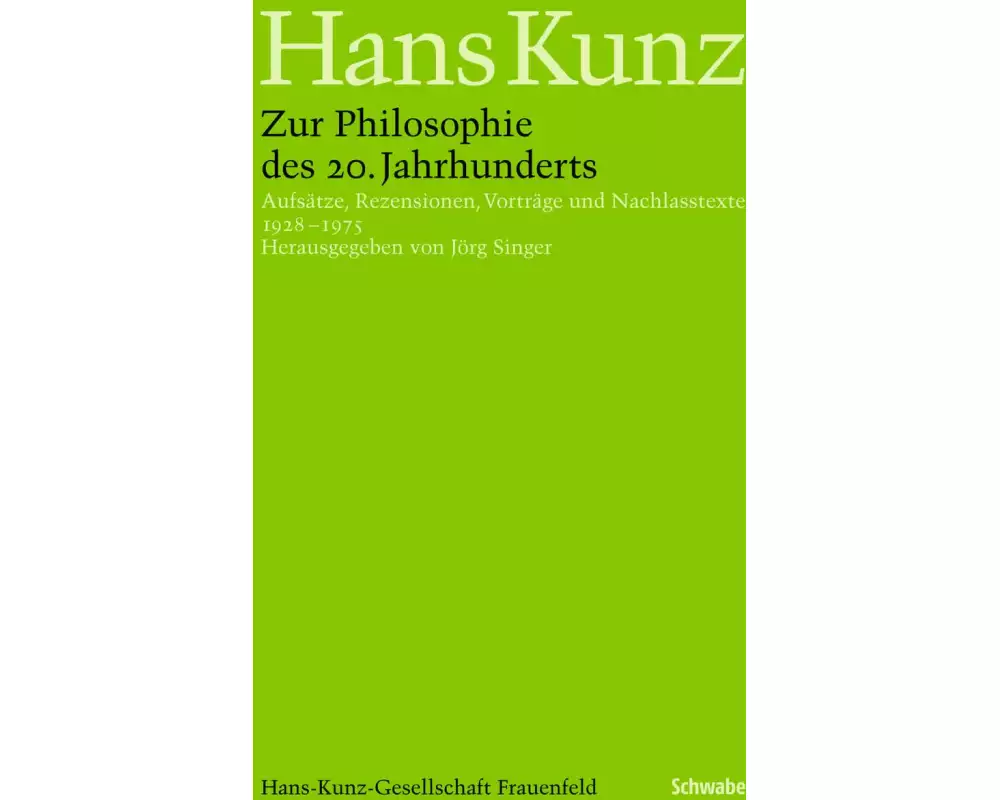 Zur Philosophie des 20. Jahrhunderts