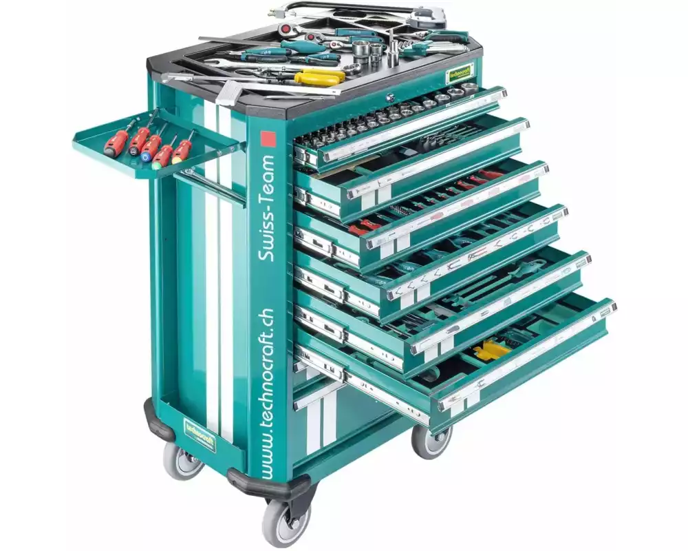 Technocraft Werkstattwagen SWISS TEAM 297-tlg.