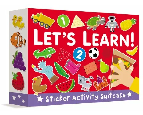 Sticker Activity Suitcase - Let's Learn!
