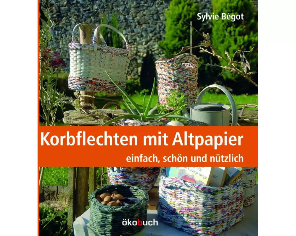 Korbflechten mit Altpapier