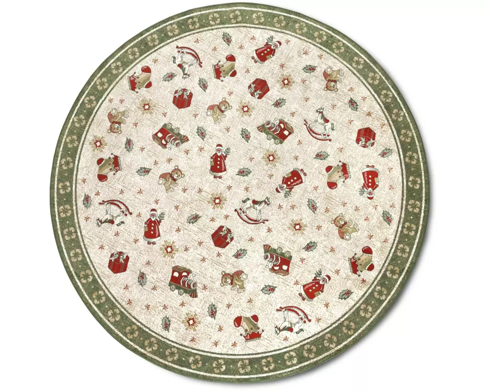 Villeroy & Boch Weihnachtsteppich Nostalgic Shine 160 cm, Grün