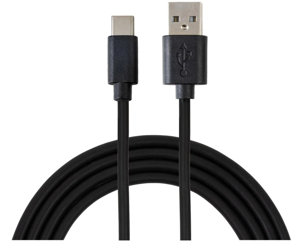 Nize USB 2.0-Kabel USB-A - USB-C 0.5 m, Schwarz, 3 Stück