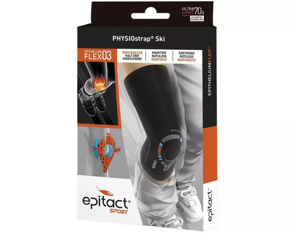 Epitact Kniebandage Physiostrap Ski S 35-38 cm 1 Stück