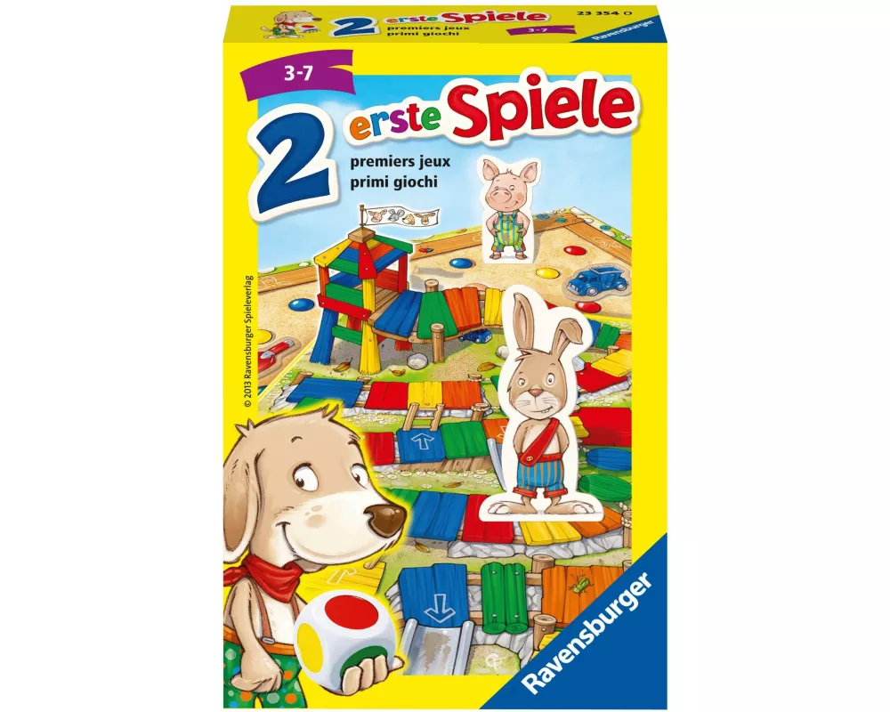 2 erste Spiele - Reisespiel ab 3 Jahre