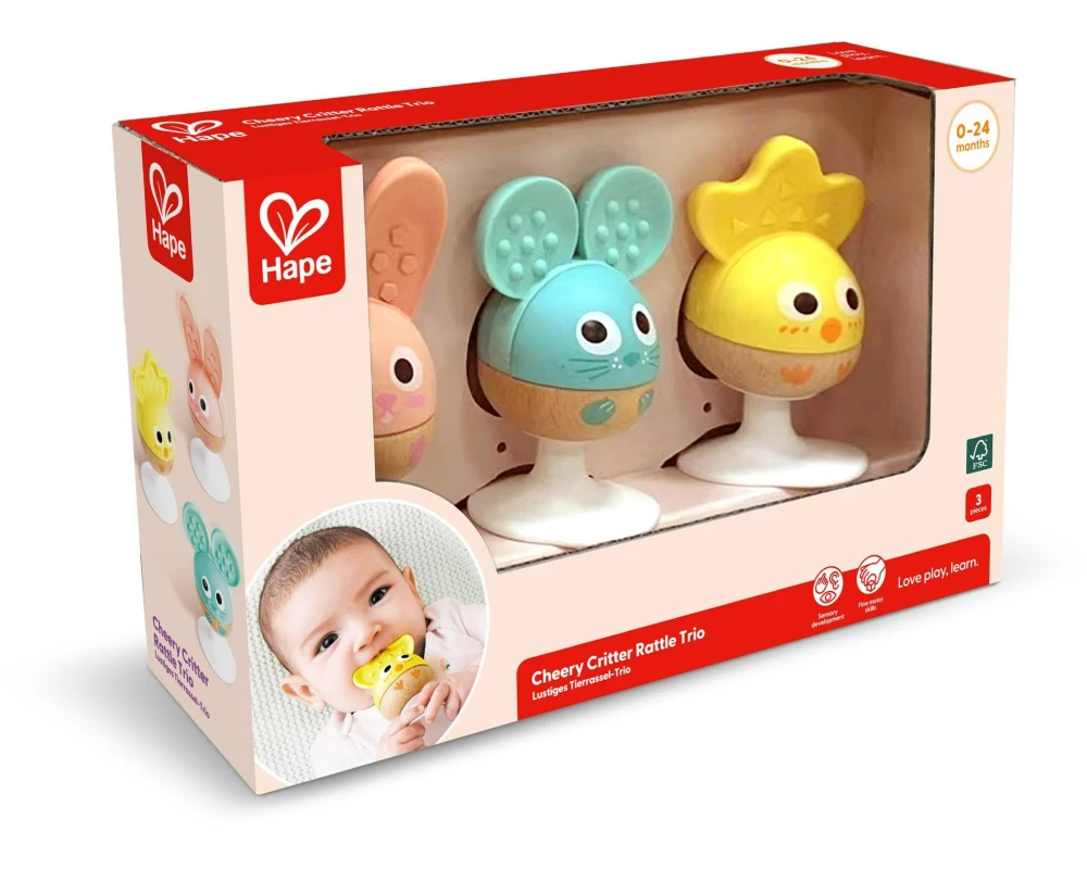 Hape Lustiges Tierrassel-Trio