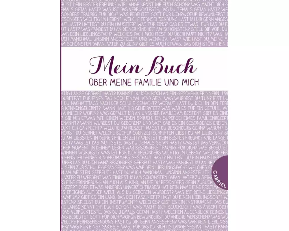 Mein Buch über meine Familie und mich