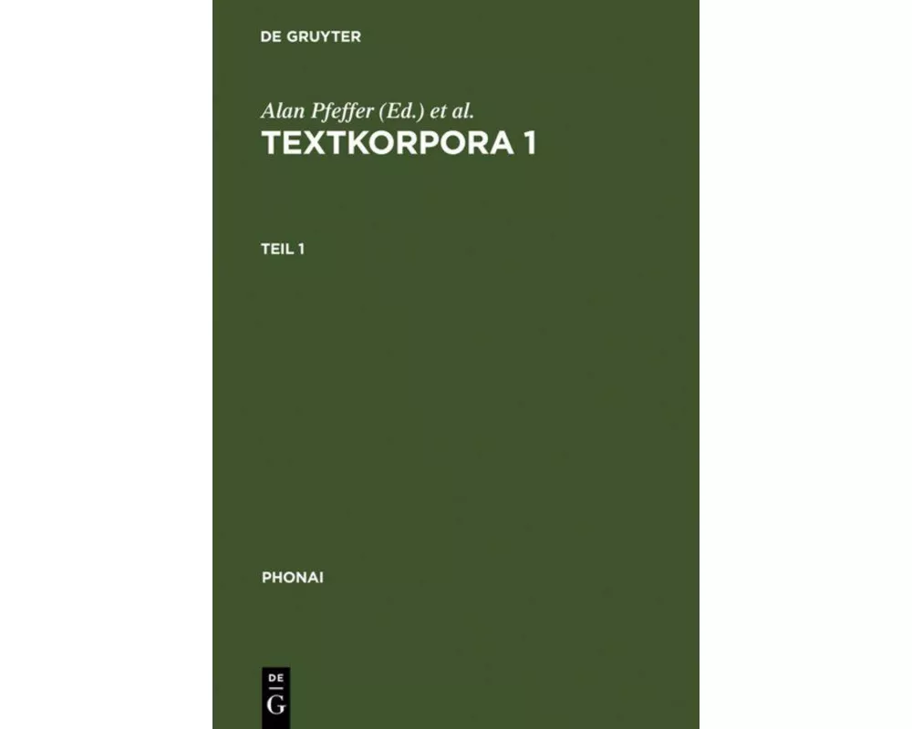 Textkorpora 1