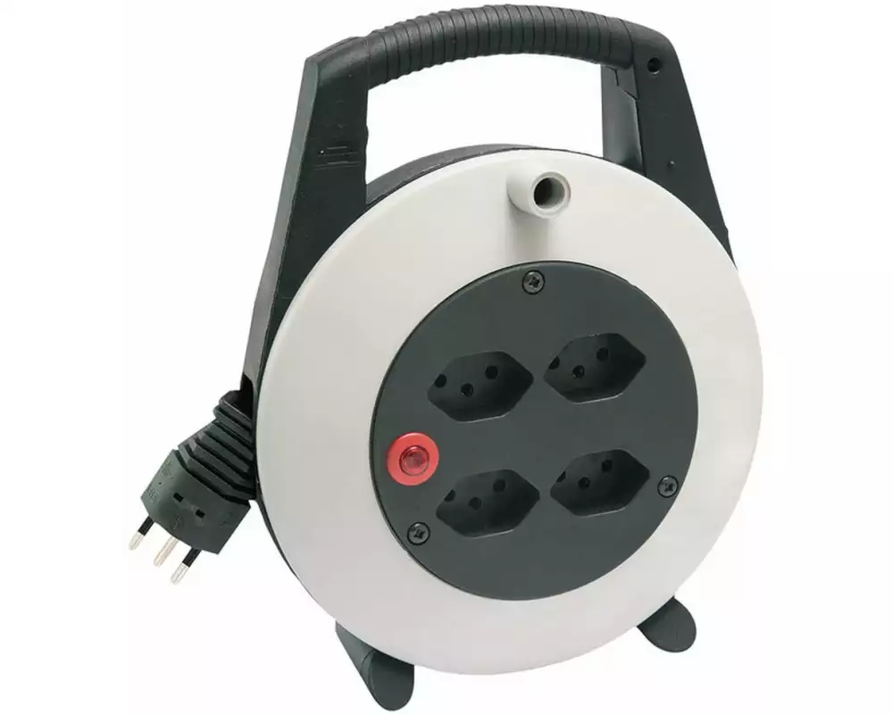 Brennenstuhl Kabelbox Vario-Line 4x T13 10 m, Lichtgrau