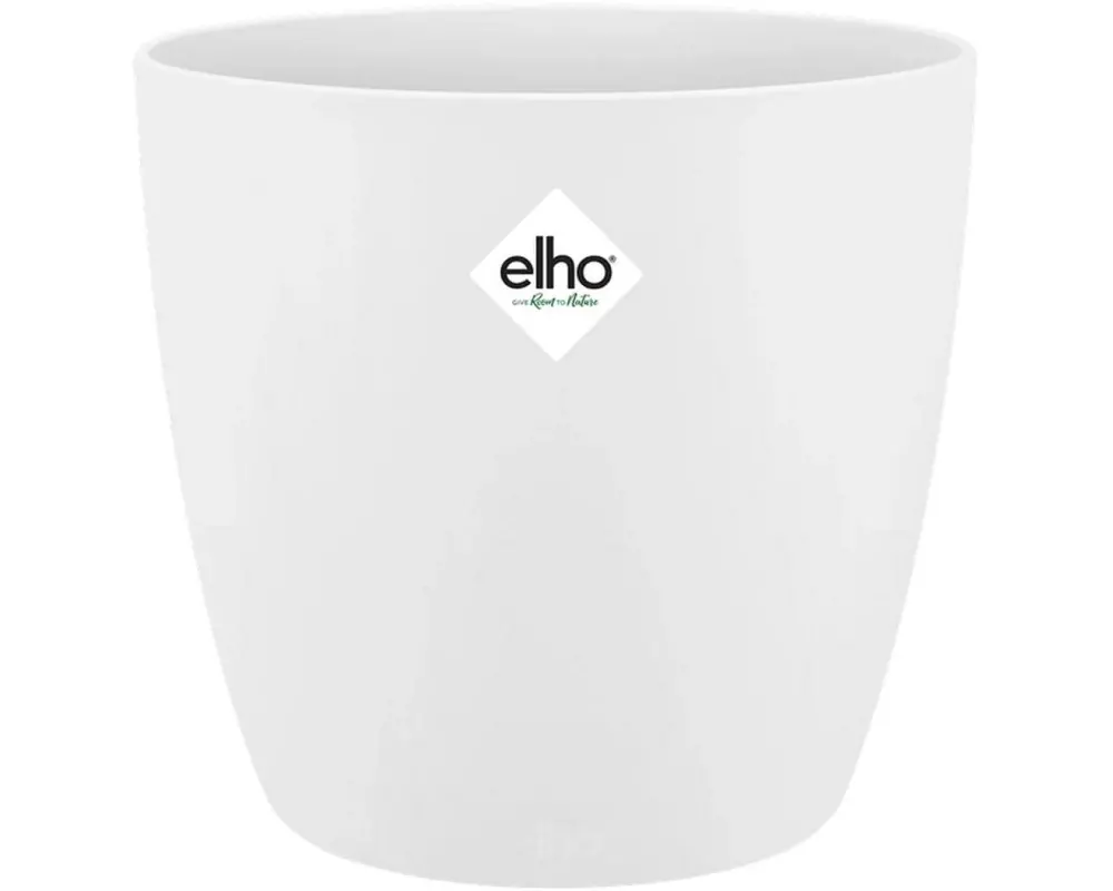 Elho Blumentopf Brussels rund 2.2 l, Weiss