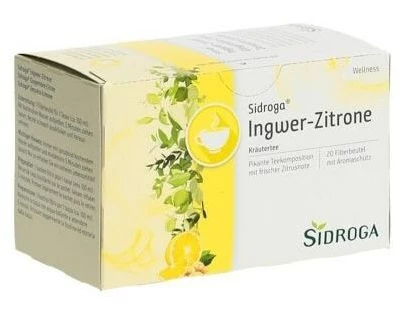 SIDROGA Tee Ingwer-Zitrone 20 Stück