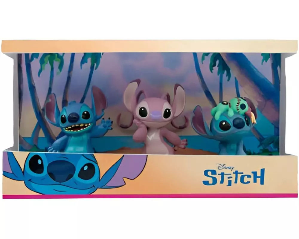 BULLYLAND Figurenset Disney Stitch 3 Figuren, PVC-frei