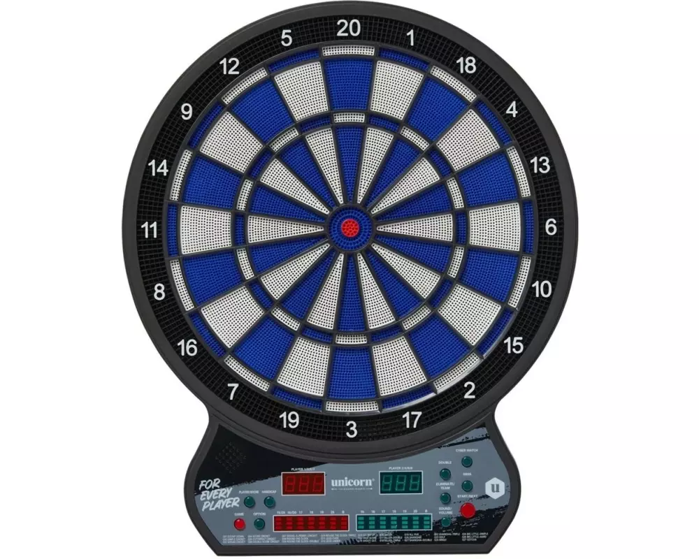 Unicorn Elektronische LED Dartscheibe inkl. 6 Pfeile