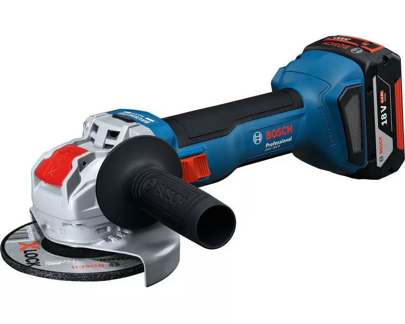 Bosch Professional Winkelschleifer GWX 18 V-8 + 2x GBA 18 V 4.0 Ah