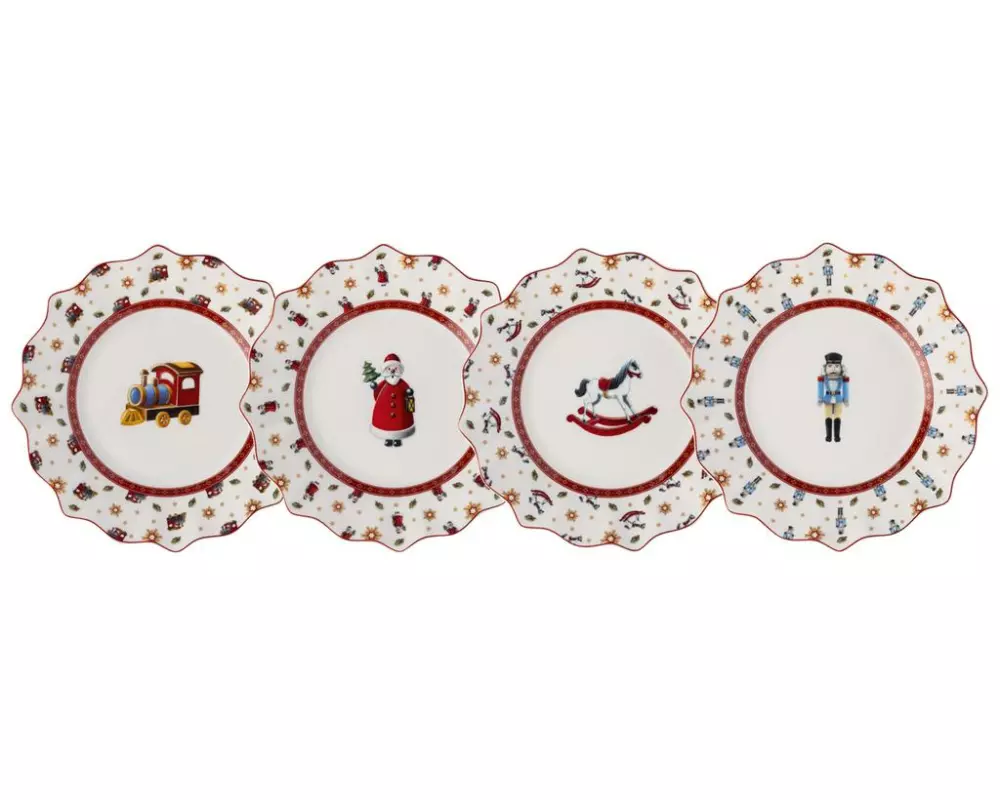 Villeroy & Boch Teller Toy's Delight Set Jubiläum 24 cm, 4-teilig