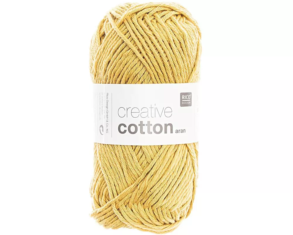 Rico Design Wolle Creative Cotton Aran 50 g, Mais