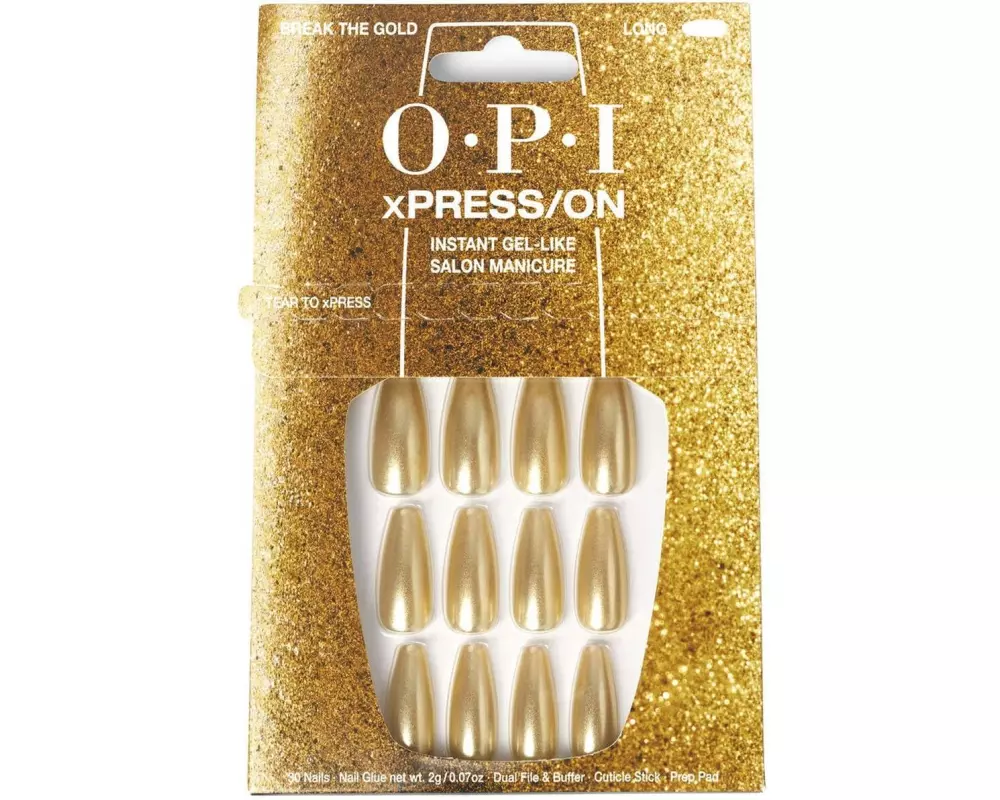 OPI XPRESS/ON Break the Gold 30 Stück