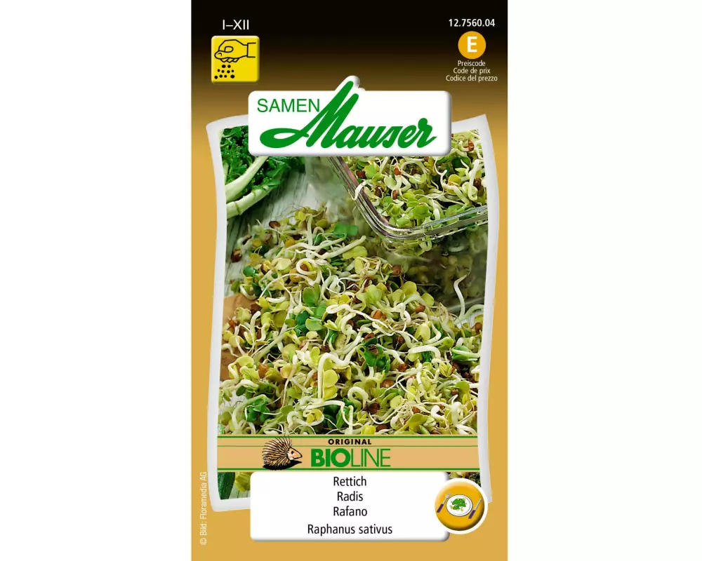 Samen Mauser Samen Bioline Keimsamen Rettich