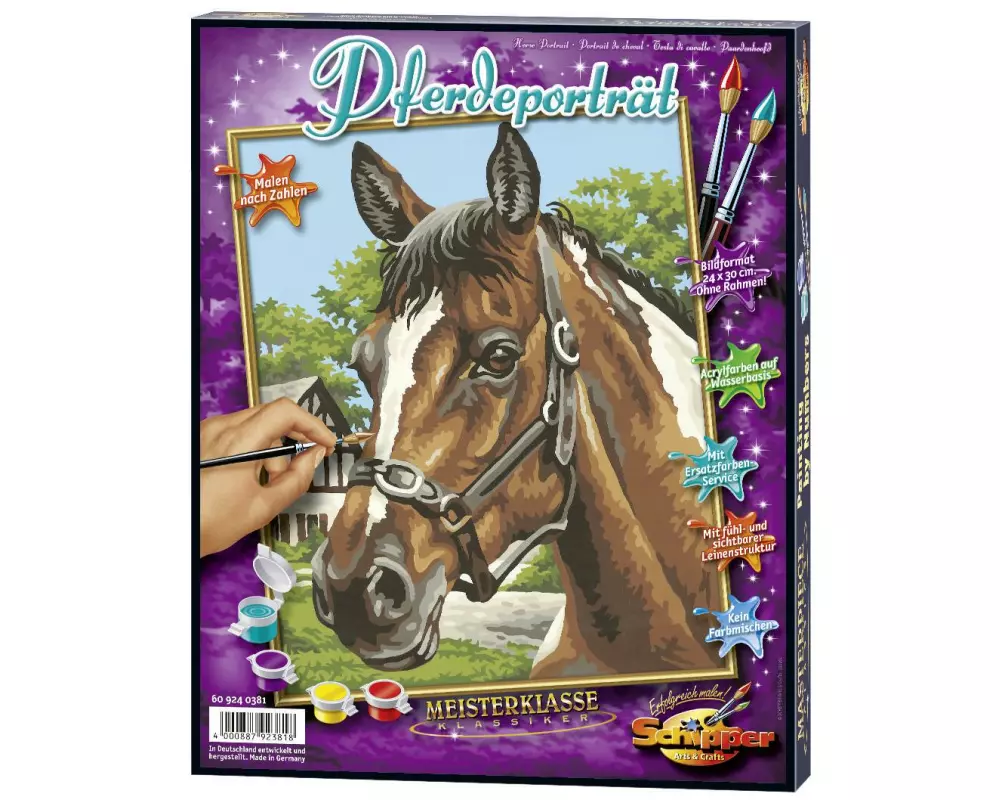 Schipper Malen nach Zahlen Pferdeportrait