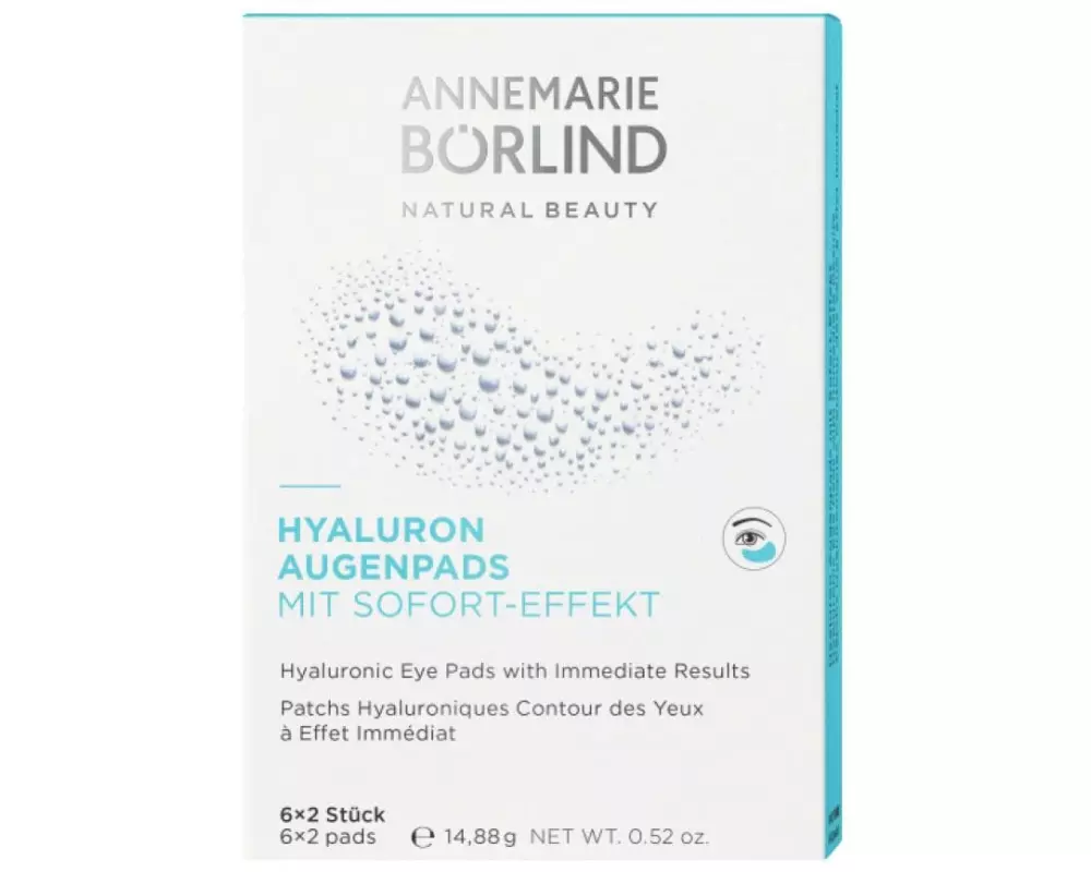 Annemarie Börlind Hyaluron Augenpads mit Sofort-Effekt 6x 2 Stück
