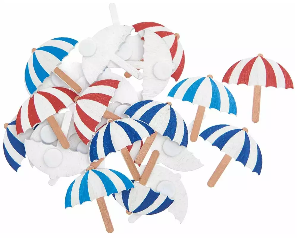 Rico Design Streudeko Sonnenschirme 24 Stück