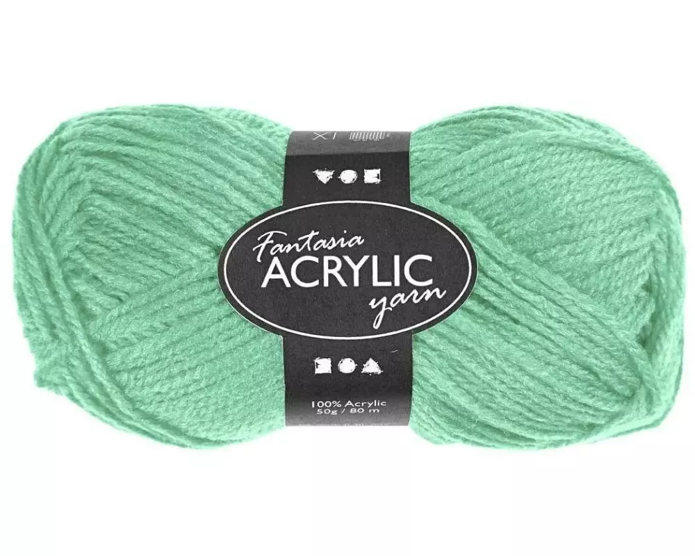 Creativ Company Wolle Acryl 50 g Mint; Grün