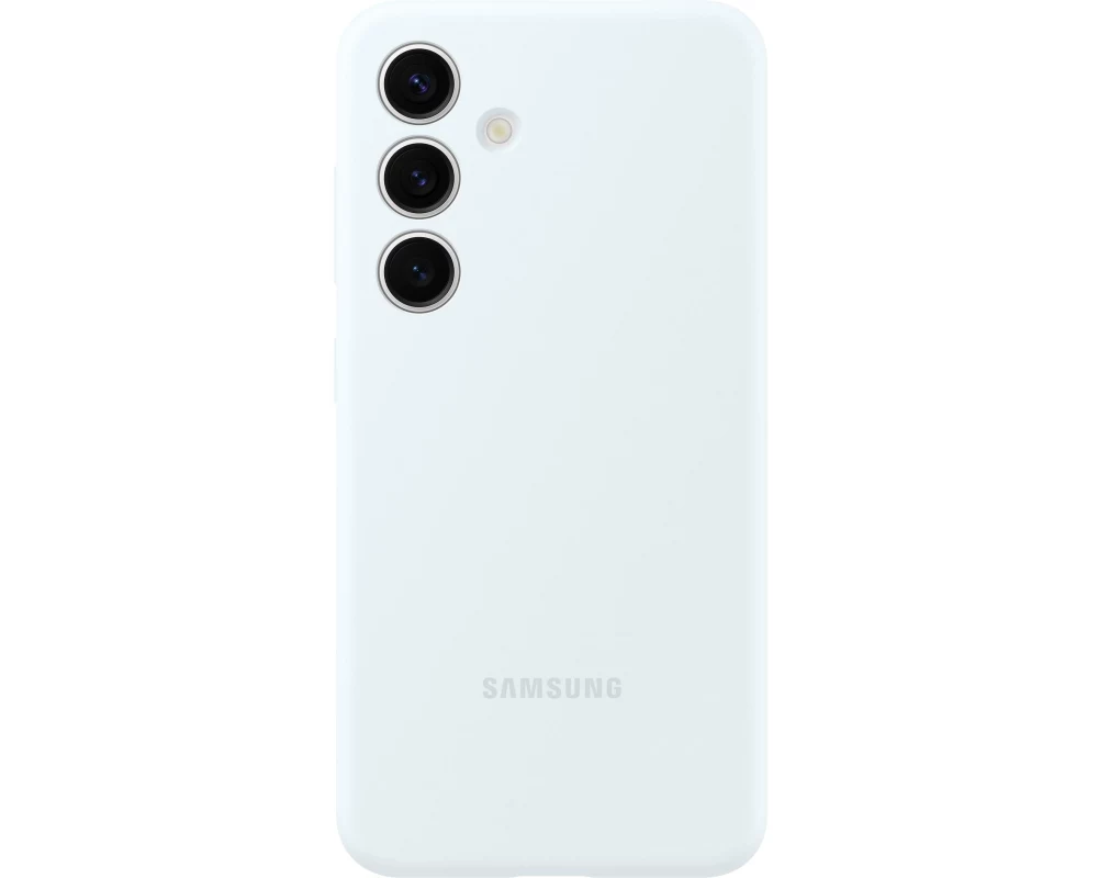 Samsung Back Cover Silicone Galaxy S24 Weiss