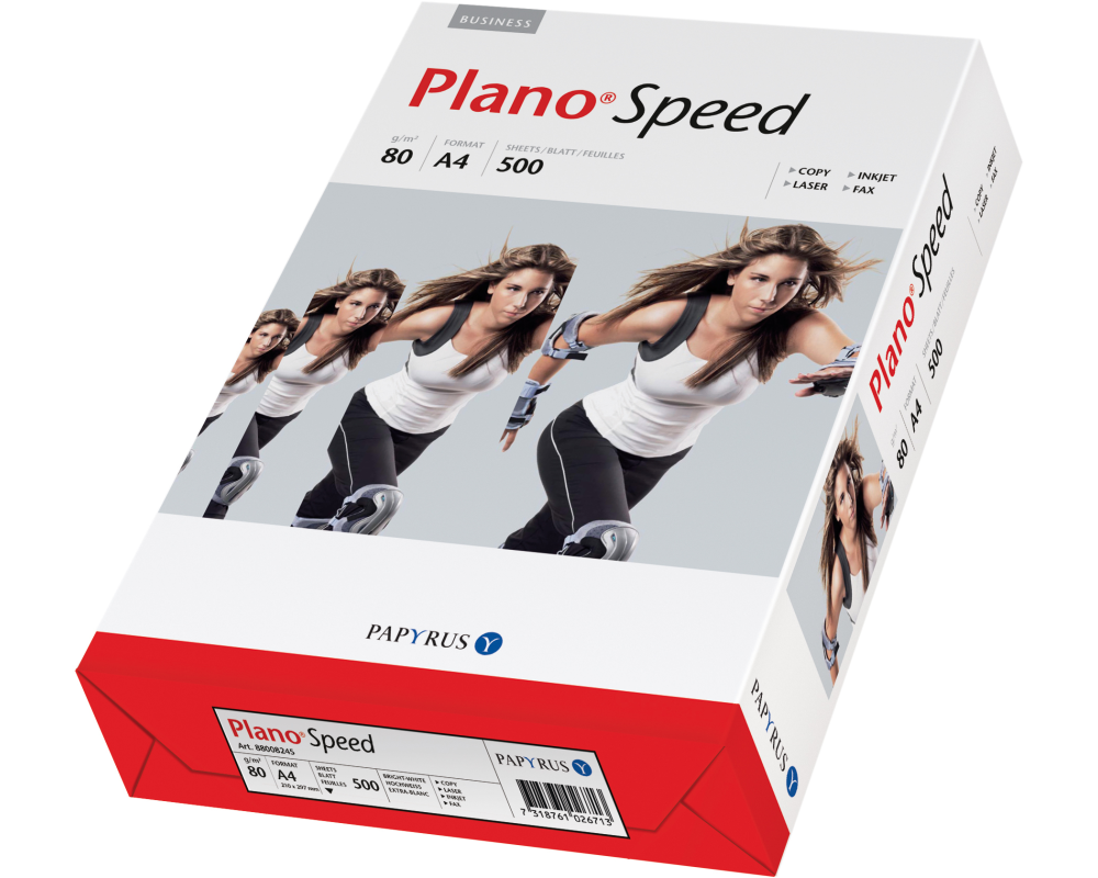 PLANO SPEED Kopierpapier A4 88113572 weiss, 80g SB 500 Blatt