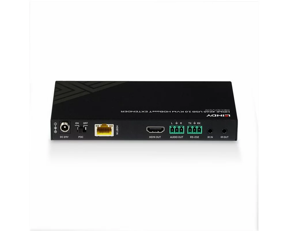 LINDY 150m, HDMI, 4K60, IR, RS232, HDBT, KVM Extender