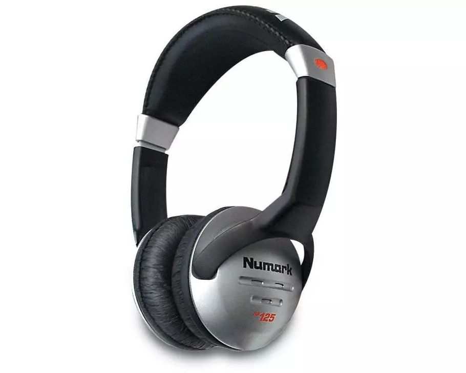 Numark On-Ear-Kopfhörer HF125 Silber; Schwarz