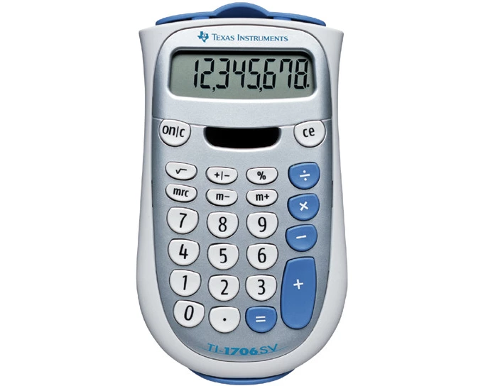 TEXAS INSTRUMENTS Grundrechner TI1706SV 8-stellig