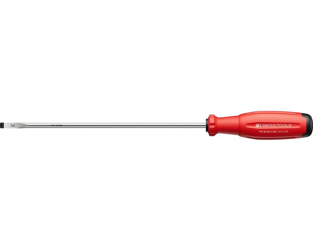 PB Swiss Tools SwissGrip Evo Schlitz-Schraubenzieher PB 38100.3-200