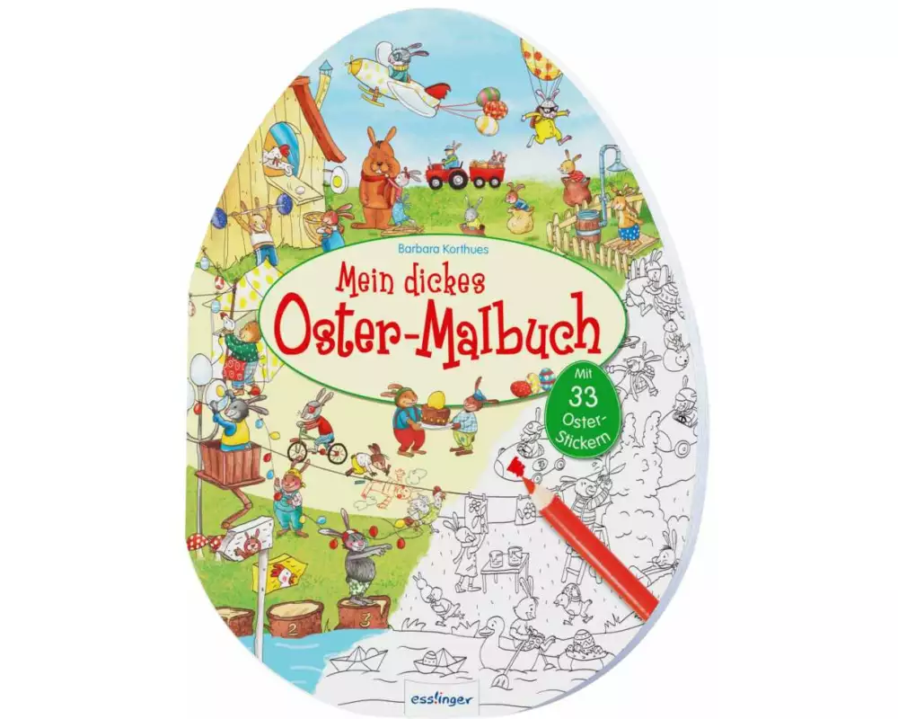 Mein dickes Oster-Malbuch