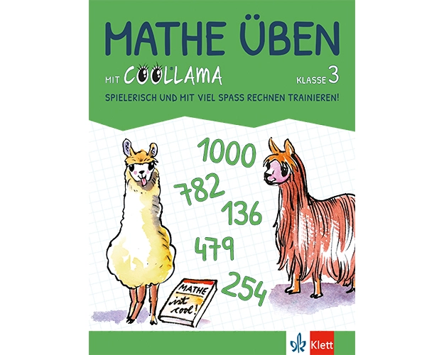 Mathe üben mit Coollama 3. Spielerisch und mit viel Spaß rechnen trainieren!