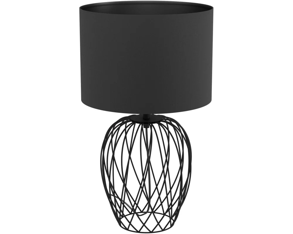 EGLO Leuchten Tischleuchte NIMLET 1x E27 Schwarz