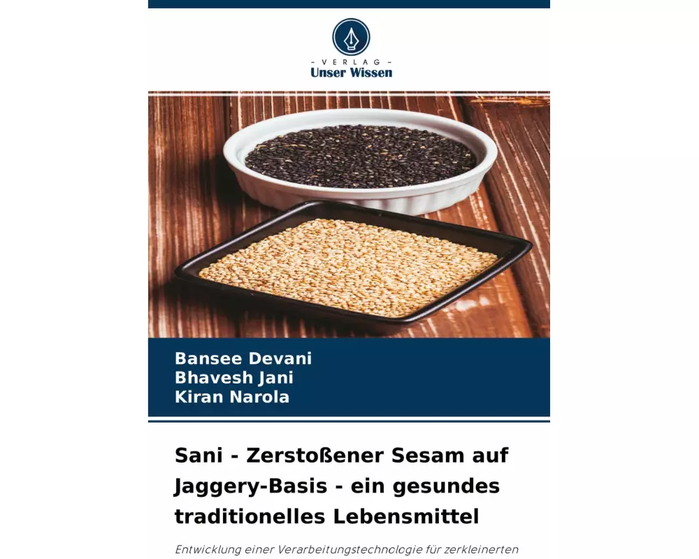 Sani - Zerstoßener Sesam auf Jaggery-Basis - ein gesundes traditionelles Lebensmittel
