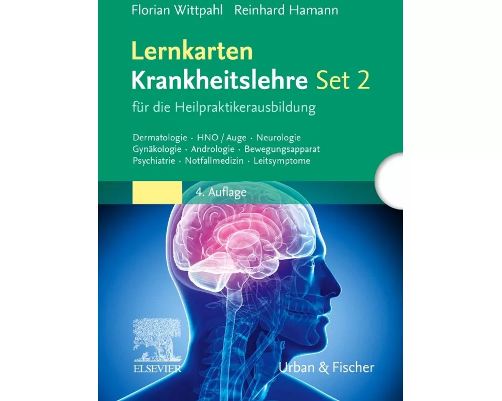 Lernkarten Krankheitslehre Set 2 für die Heilpraktikerausbildung