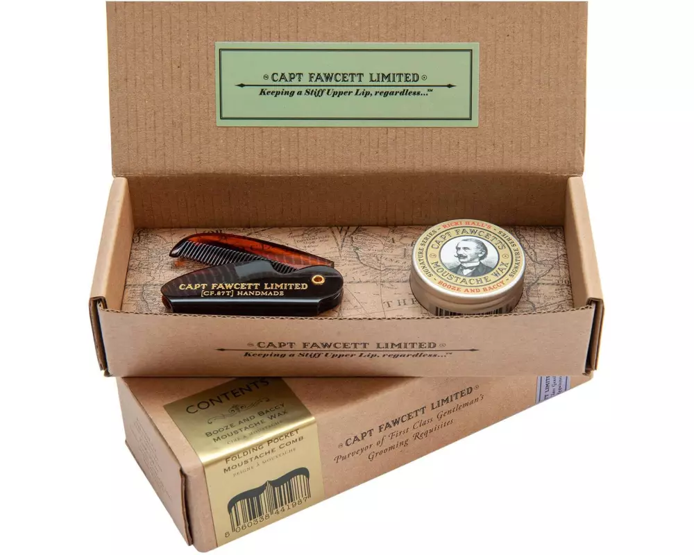 captain fawcett Ricki Hall Schnurrbart-Set 15 ml