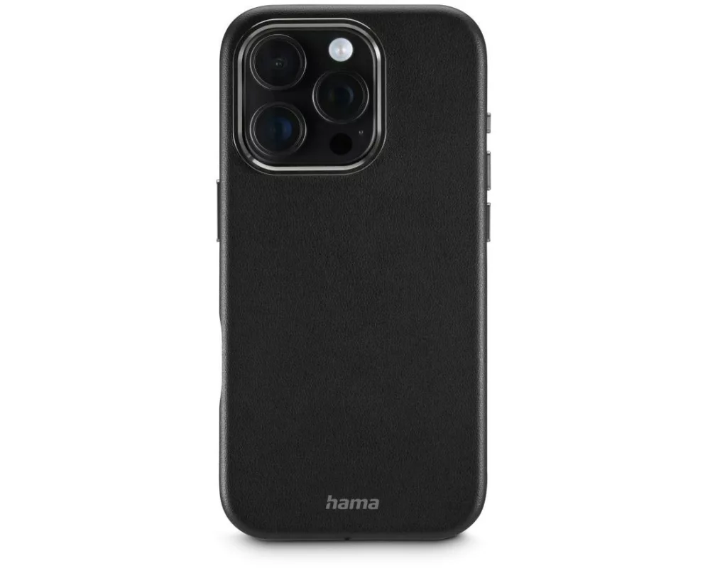 Hama Back Cover Premium iPhone 16 Pro Schwarz