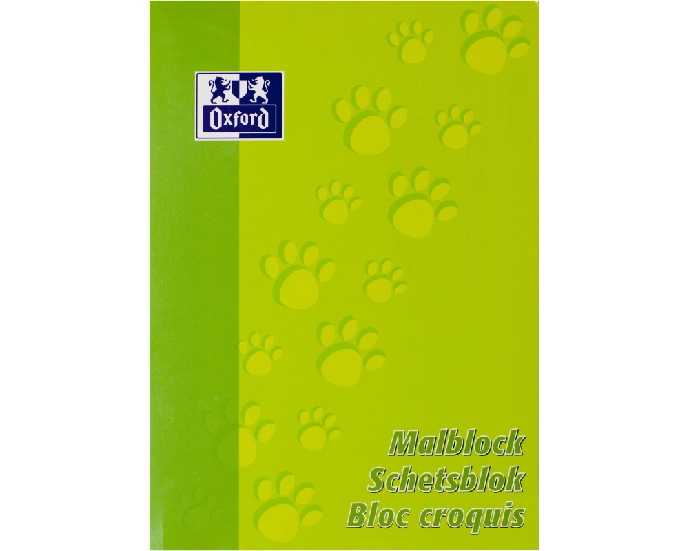 OXFORD Malblock A4 100050303 blanko,90g 100 Blatt