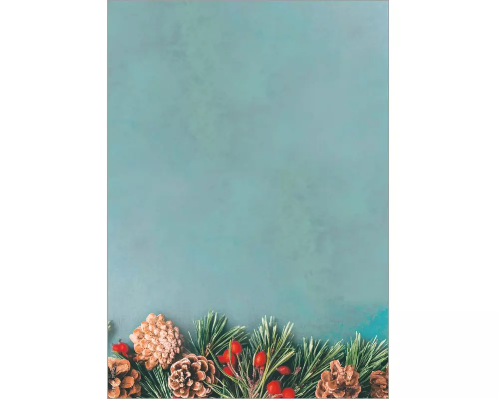 Sigel Motivpapier Green Christmas, A4, 90 g/m², 100 Blatt