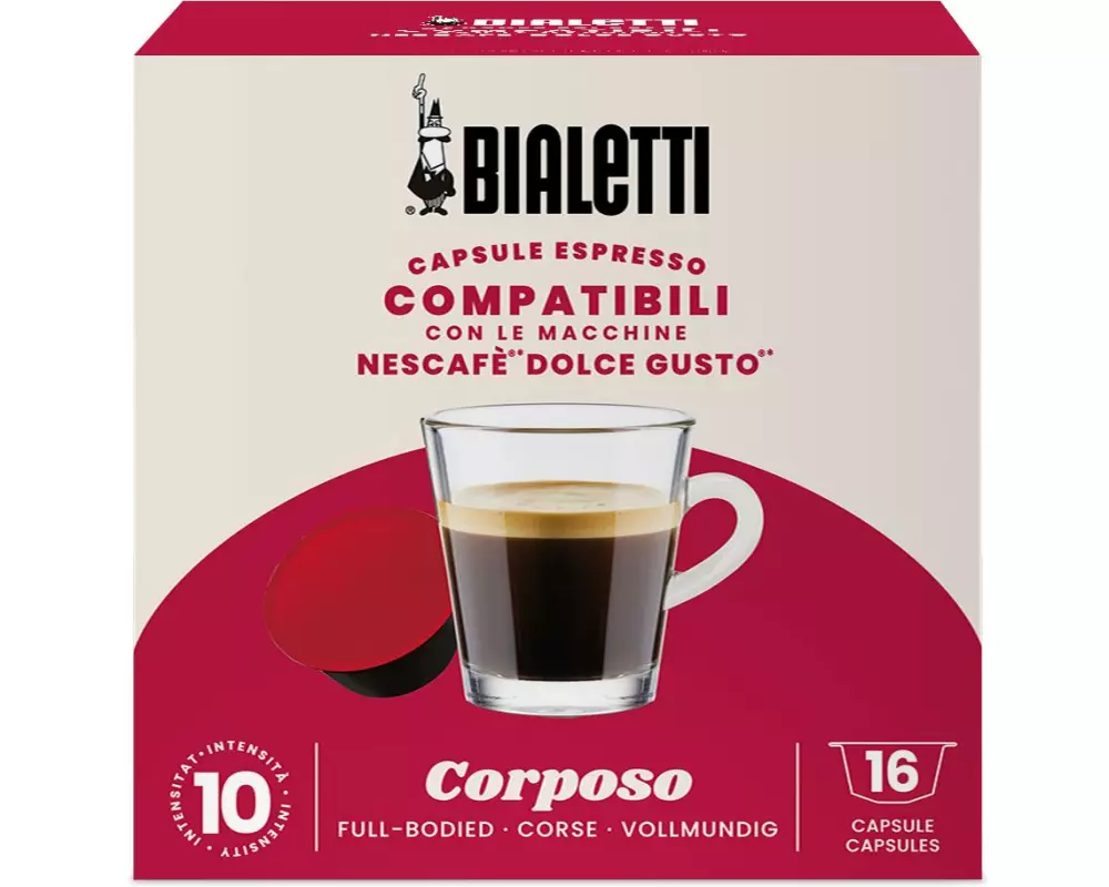 Bialetti Kaffeekapseln Corposo Dolce Gusto 16 Stück