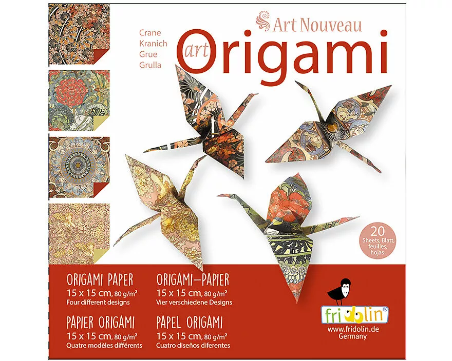 Origamipapier. Art - Art Nouveau
