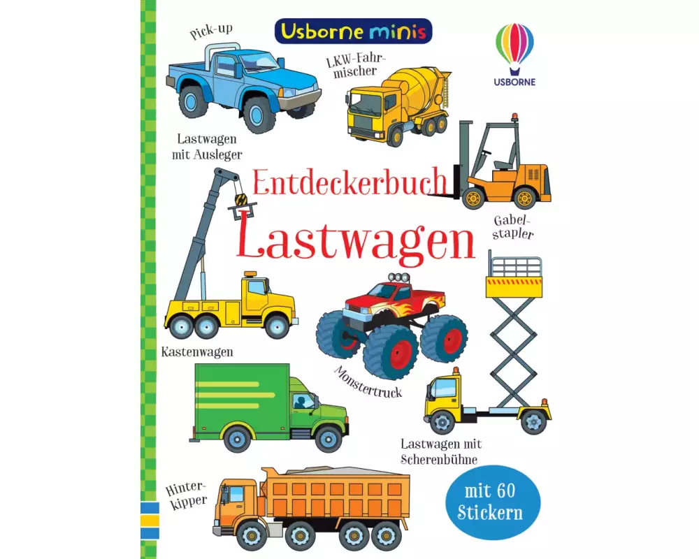 Usborne Minis: Entdeckerbuch Lastwagen