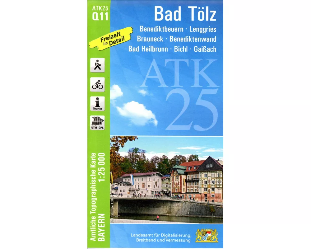ATK25-Q11 Bad Tölz (Amtliche Topographische Karte 1:25000)