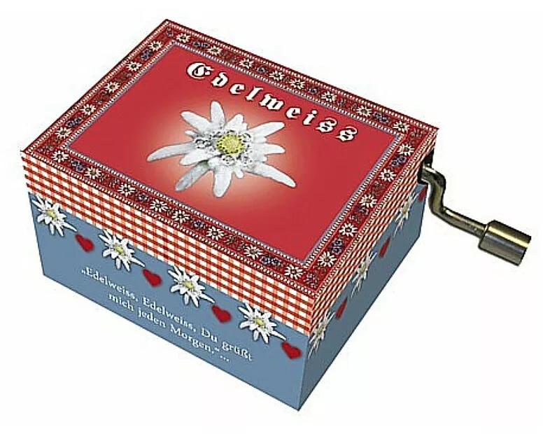 Spieluhr. Art&Music - Edelweissmelodie: Edelweiss